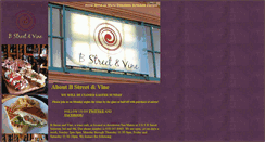 Desktop Screenshot of bstreetandvine.com